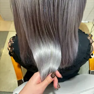 カラー 艶カラー🌟 ブリーチ/紅芭✨のヘアスタイル