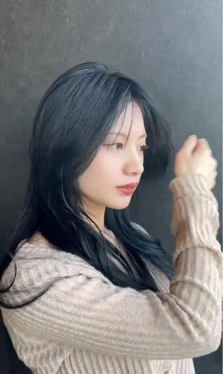 ロング 菊池 幹のヘアスタイル