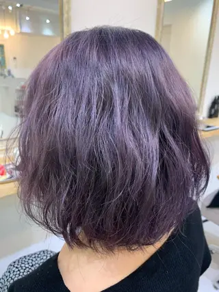 カラー レイヤーカット・ 縮毛矯正 星野のヘアスタイル