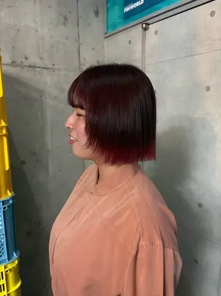ショート カラー 加藤志保 🎗️🫧モデル募集のヘアスタイル