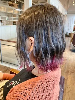 ミディアム タカツド ユウキのヘアスタイル