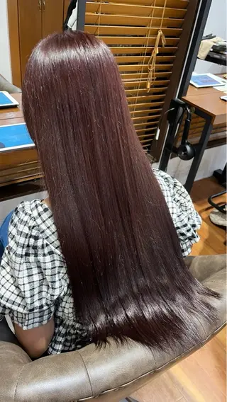 ロング 兼古 望羽のヘアスタイル