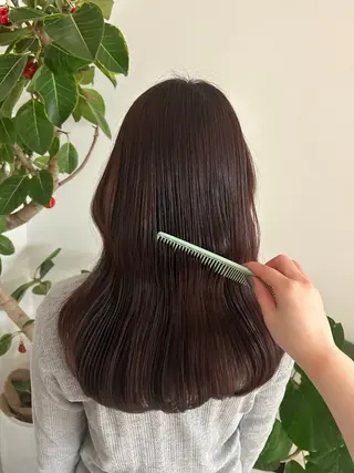 ロング FILMS haru 暖色/ぱつっとbobのヘアスタイル