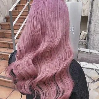 ロング カラー ヘアアレンジ 韓国ヘア 🦋KIRA🦋のヘアスタイル