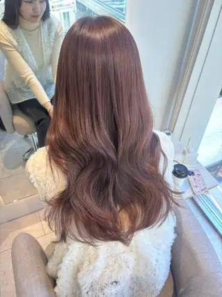ロング レイヤーカット/ 透明感カラー🤍楓のヘアスタイル