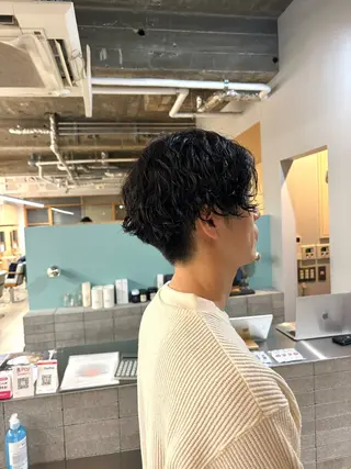 ミディアム 髪質改善×美髪矯正 艶髪カラー　阪口のヘアスタイル