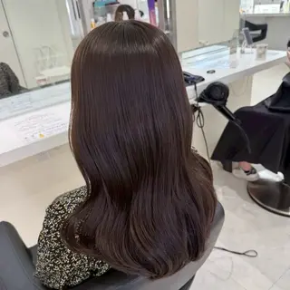 カラー 🤍ブリーチなし ブラウンhimi🤍のヘアスタイル
