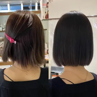 ショート 似合わせレイヤー/ 縮毛矯正🎀minaのヘアスタイル