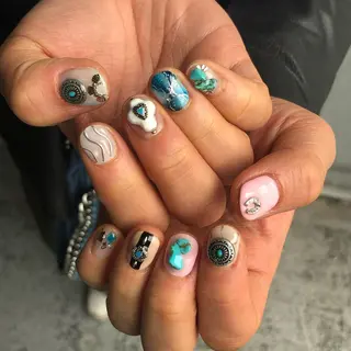 ネイル 小林 束紗のネイルデザイン