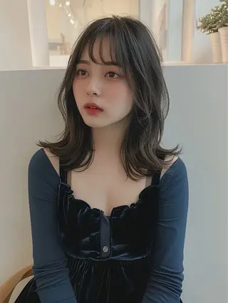 セミロング RYUSEI/メンズ スタイル.パーマのヘアスタイル