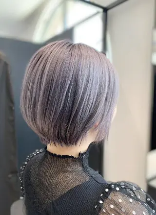 ショート 心斎橋難波本店 店長 THE ECT 中尾のヘアスタイル