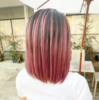 ミディアム カラー 大橋 輝久のヘアスタイル