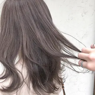 ミディアム カラー 艶髪育成サロン 京橋　shinのヘアスタイル