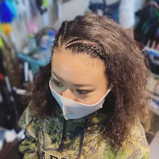 ミディアム 髪に魔法をかける🪄 💖💫編み込みヘアのヘアスタイル