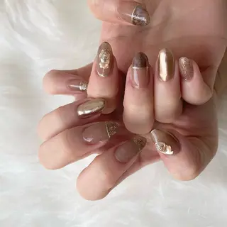 ネイル Ray. ／綺麗目ニュアンスのネイルデザイン