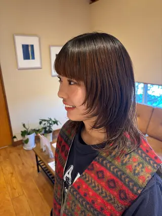 ミディアム Sagedoue ユイのヘアスタイル