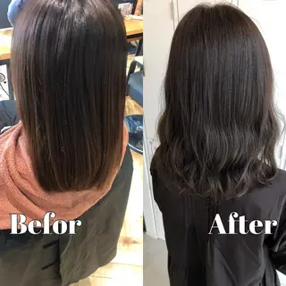 セミロング カラー Saori / さおりのヘアスタイル