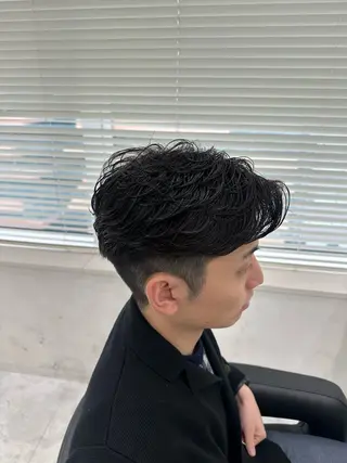 ショート パーマ メンズ 🐺韓国風メンズ特化 あさひ🐺のヘアスタイル