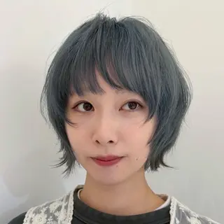 ミディアム カラー チャン💫レイヤー /透明感カラー💫のヘアスタイル