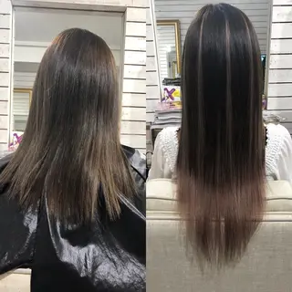 ロング カラー 🧡艶髪ちゅるん髪 🫧🧡YUKI❄️のヘアスタイル