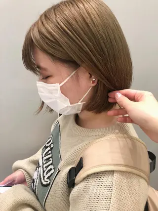 ショート 柏木 彩花のヘアスタイル