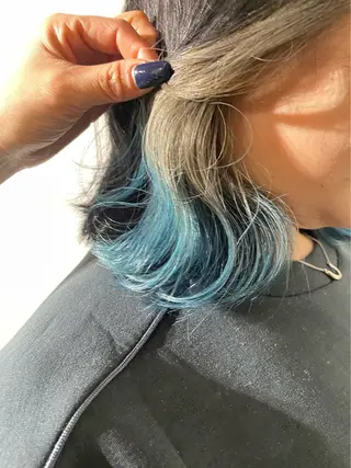 ショート カラー ヘアアレンジ 🌜 Lulu 🌛 公式/大通のヘアスタイル