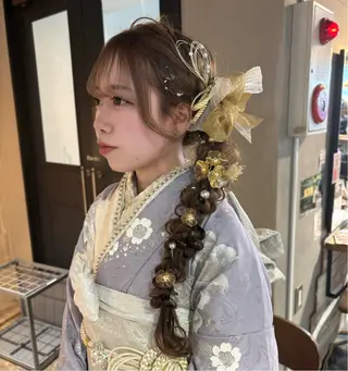 ロング ヘアアレンジ fosta 女性専用サロン所属・moe🎀 透明感♡似合わせのヘアスタイル