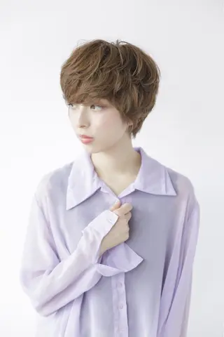ショート 大石 さやかのヘアスタイル