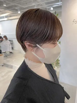 ショート カラー 川本 裕🌿のヘアスタイル