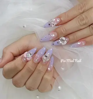 ネイル HANA 長さだしのネイルデザイン