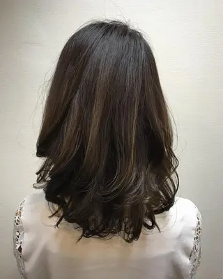 ロング カラー 吉森 満俊のヘアスタイル