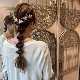 ヘアアレンジ ナカタ ユウナのヘアスタイル