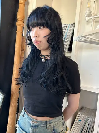 ロング カラー ヘアアレンジ RINKA 岡崎美容室のヘアスタイル