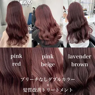 ロング まろっと艶感ブラウン ベージュ🤍まなかのヘアスタイル