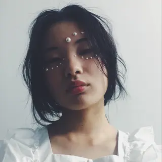 ロング カラー パーマ ヘアアレンジ mayu🤍 透明感カラーのヘアスタイル