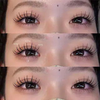 マツエク・マツパ and Laurel hinaのマツエク・マツパデザイン