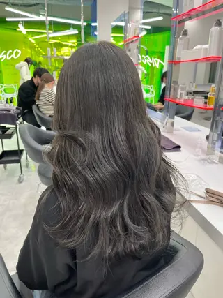 ロング カラー 表参道/透明感カラー /暗髪/ジュキヤのヘアスタイル