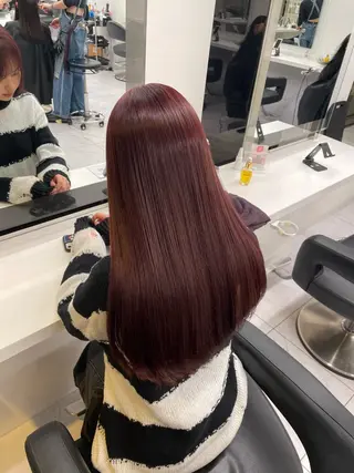 ロング カラー ヘアアレンジ 💗横浜美容室 💗HARUNAのヘアスタイル