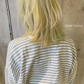 ミディアム カラー 田室 和幸のヘアスタイル