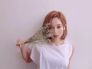 ショート ブリーチ&エクステ 🥀ケアカラー特化のヘアスタイル