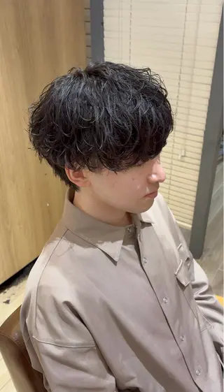 パーマ メンズ メンズ/パーマ/ 目黒/オノザトのヘアスタイル