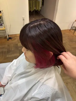 ミディアム 古川 心のヘアスタイル