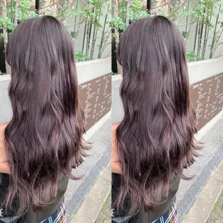 セミロング カラー 似合わせ/ブリーチ カラー.岡田友仁のヘアスタイル