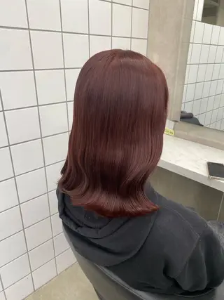 セミロング カラー ヘアアレンジ キッズ TRU Shino🦋のマツエク・マツパデザイン