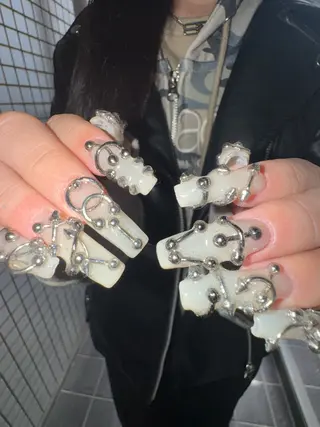 ネイル MITSUKI🪡 海外/個性派/ロングのネイルデザイン