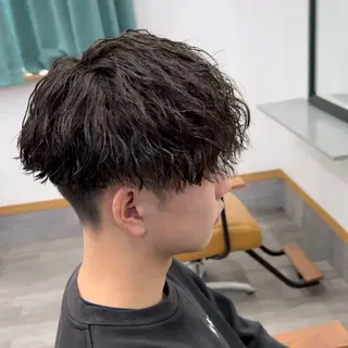 パーマ メンズ ＆tigre 佐藤秀太のヘアスタイル