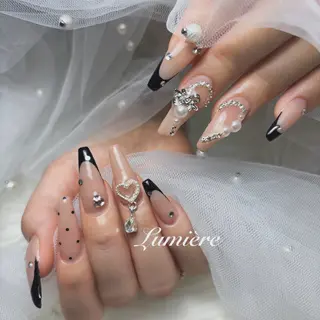 ネイル Lumière｜ ロング｜ワンホンのネイルデザイン