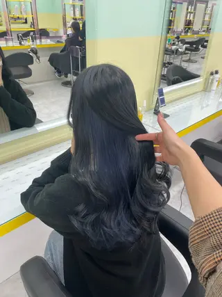 ロング カラー 🦋色落ち綺麗カラー メンズYUZU🦋‪のヘアスタイル