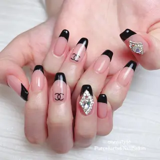 ミディアム ネイル 🐾enen style 🐾のネイルデザイン