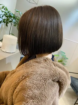 ショート カラー キッズ ネイル マツエク・マツパ ボブ、縮毛矯正👑 心斎橋/高城涼也のヘアスタイル